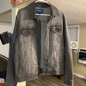 Arizona Jean Company Mens Black Jean Jacket Medium